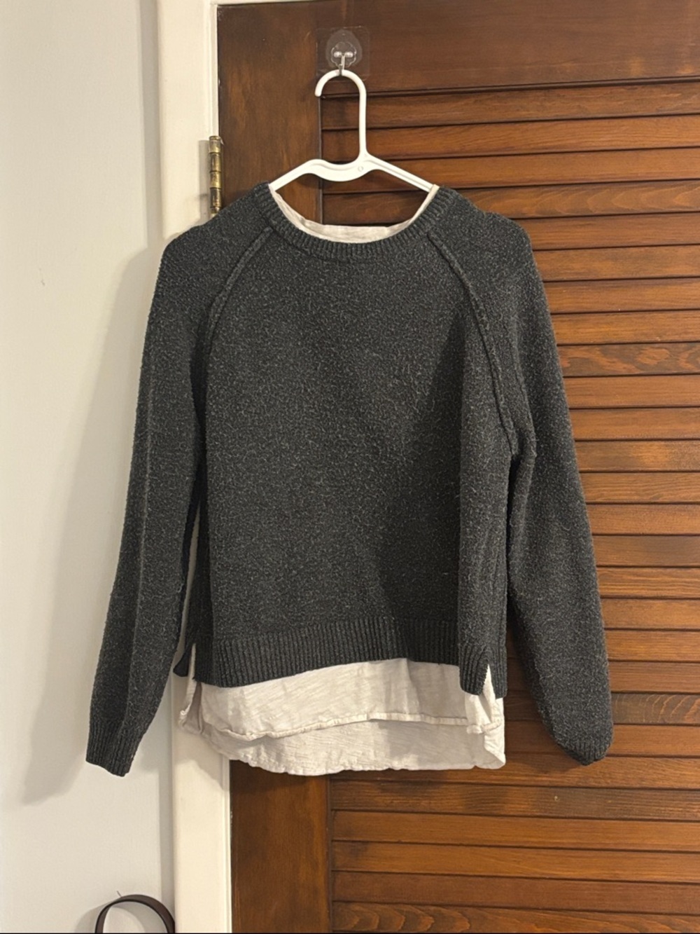 Design History Charcoal Crewneck Sweater